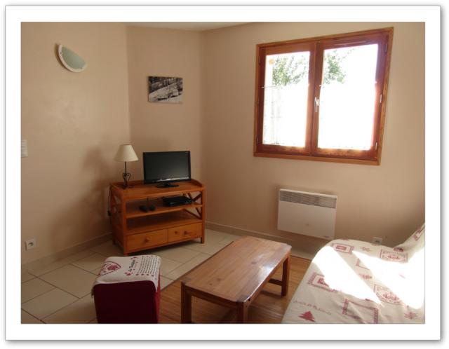 Salon de l'appartement à Saint Chaffrey Chantemerle